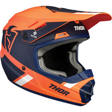 Load image into Gallery viewer, Thor 2024 Sector MIPS Split Orange/Navy Youth Helmet