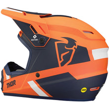 Load image into Gallery viewer, Thor 2024 Sector MIPS Split Orange/Navy Youth Helmet