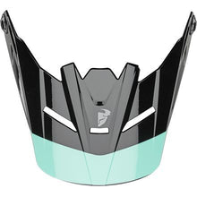 Load image into Gallery viewer, Thor Replacement Visor Peak for Sector Youth Helmets Bomber Black/Mint