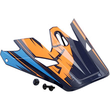 Load image into Gallery viewer, Thor Replacement Visor Peak for Sector Helmets Warp Navy/Blue