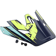 Load image into Gallery viewer, Thor Replacement Visor Peak for Sector Helmets Warp Navy/Teal