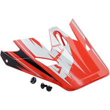 Load image into Gallery viewer, Thor Replacement Visor Peak for Sector Helmets Warp Red/Black
