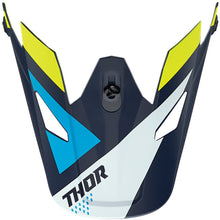 Load image into Gallery viewer, Thor Replacement Visor Peak for Sector Helmets Blade Navy/Acid