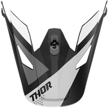 Load image into Gallery viewer, Thor Replacement Visor Peak for Sector Youth Helmets Blade Black/White
