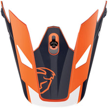 Load image into Gallery viewer, Thor Replacement Visor Peak for Sector Helmets Split Orange/Navy