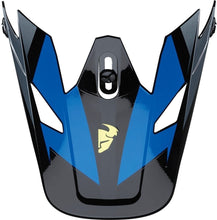Load image into Gallery viewer, Thor Replacement Visor Peak for Sector Helmets Fader Blue/Black