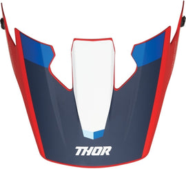 Thor Replacement Visor Peak for Reflex Helmets Apex Red/White/Blue