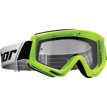 Load image into Gallery viewer, Thor Combat Goggle Fluro Green/Black