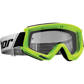 Thor Combat Goggle Fluro Green/Black