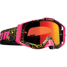 Load image into Gallery viewer, Thor 2019 Sniper Pro Goggle Splatta Fluro Pink/Black