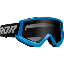 Load image into Gallery viewer, Thor Combat Racer Sand Goggles Blue/Grey