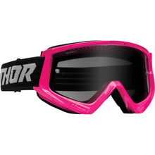 Load image into Gallery viewer, Thor Combat Racer Sand Goggles Fluro Pink/Grey