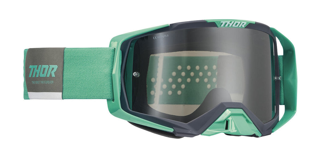 Thor Activate Goggles Teal/Charcoal w/Mirror Smoke Lens