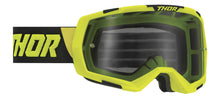 Load image into Gallery viewer, Thor Regiment Goggles Lime/Black w/Smoke Lens