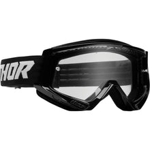 Load image into Gallery viewer, Thor Combat Racer Youth Goggles Black/White