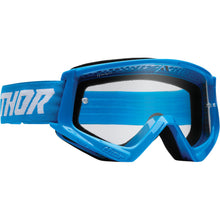 Load image into Gallery viewer, Thor Combat Racer Youth Goggles Blue/White