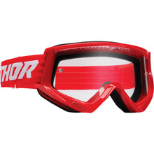 Load image into Gallery viewer, Thor Combat Racer Youth Goggles Red/White