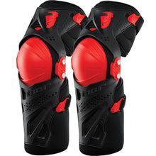 Load image into Gallery viewer, Thor Force XP Red Youth Knee Guards