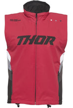 Load image into Gallery viewer, Thor Warmup Red/Black Textile Vest