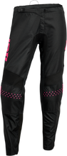 Load image into Gallery viewer, Thor 2024 Sector Minimal Black/Fluro Pink Womens Pants