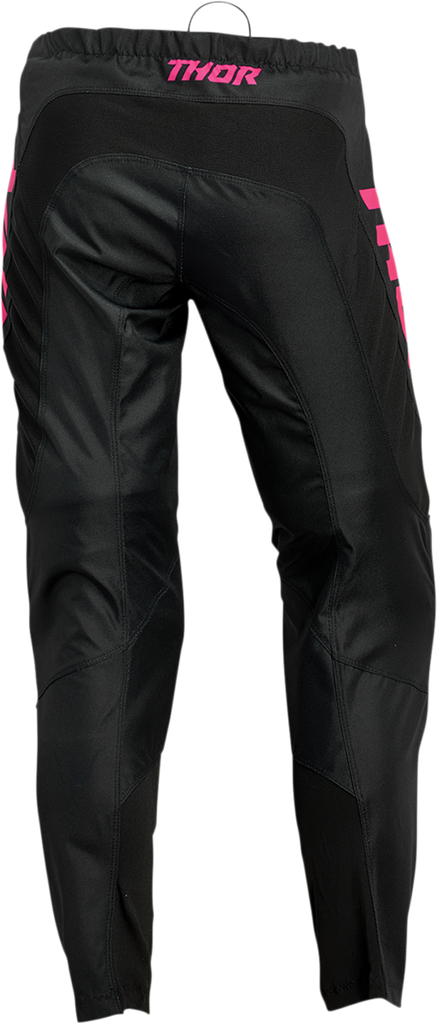 Thor 2024 Sector Minimal Black/Fluro Pink Womens Pants