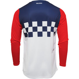 Thor Hallman Differ Cheq White/Red/Blue Jersey