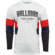 Load image into Gallery viewer, Thor Hallman Differ Draft White/Red/Navy Jersey