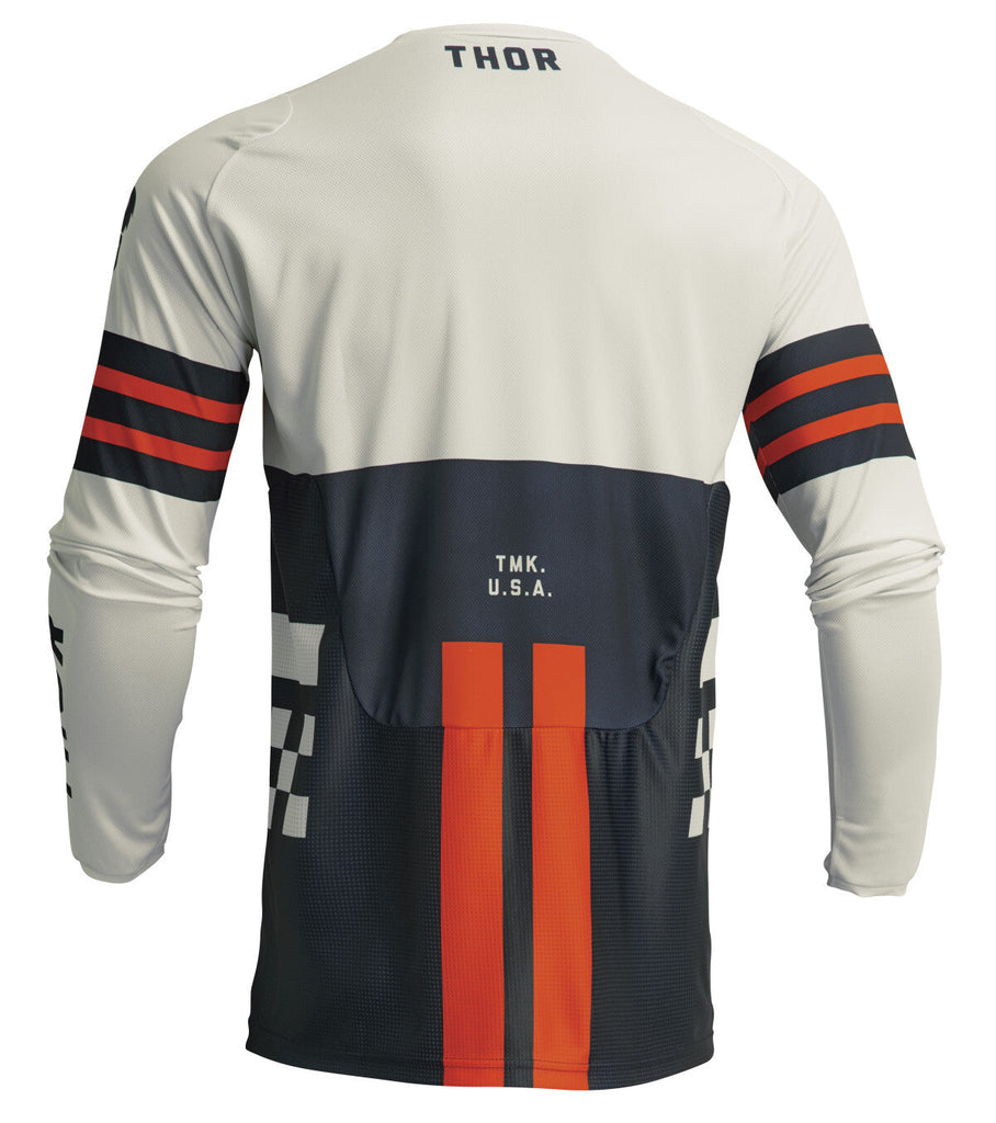Thor 2024 Pulse Combat Midnight/Vintage White Jersey