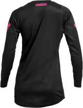 Load image into Gallery viewer, Thor 2024 Sector Minimal Black/Fluro Pink Womens Jersey