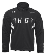 Load image into Gallery viewer, Thor Warmup Black/White Textile Jacket