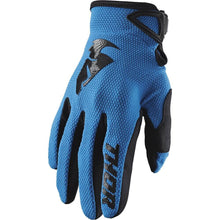 Load image into Gallery viewer, Thor Sector Blue/Black Gloves