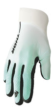 Load image into Gallery viewer, Thor 2023 Agile Tech White/Teal Gloves