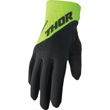 Load image into Gallery viewer, Thor Spectrum Cold Weather Black/Acid Gloves