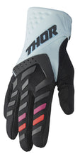 Load image into Gallery viewer, Thor 2024 Spectrum Black/Light Mint Womens Gloves