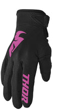 Load image into Gallery viewer, Thor 2024 Sector Black/Pink Womens Gloves