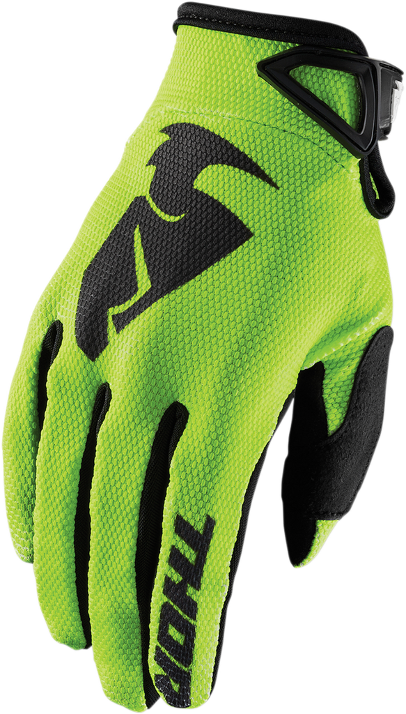 Thor 2024 Sector Acid/Black Youth Gloves