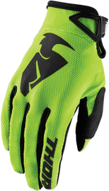 Thor 2024 Sector Acid/Black Youth Gloves