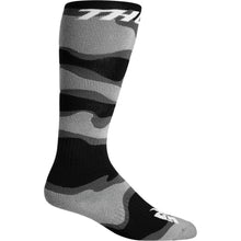 Load image into Gallery viewer, Thor MX Camo Grey/White Youth Socks