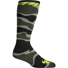 Load image into Gallery viewer, Thor MX Camo Green/Acid Youth Socks