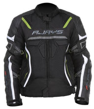 Load image into Gallery viewer, Rjays Air-tech Men&#39;s Textile Jacket - Black/White/Yellow
