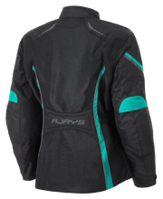 Load image into Gallery viewer, Rjays Athena Air Women&#39;s Jacket - Black/Aqua
