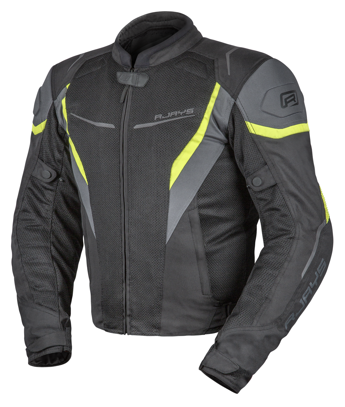 Rjays Swift III Jacket - Black/Gray/Fluro Yellow