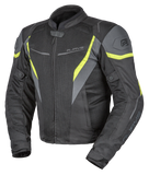 Rjays Swift III Jacket - Black/Gray/Fluro Yellow