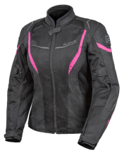 Load image into Gallery viewer, Rjays Swift III Ladies Jacket - Black/Pink