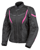 Rjays Swift III Ladies Jacket - Black/Pink