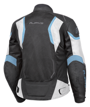 Load image into Gallery viewer, Rjays Swift III Ladies Jacket - Black/White/Light Blue