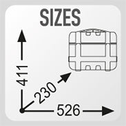 Load image into Gallery viewer, Givi Monokey Trekker 33 Litre Motorcycle Case - Silver