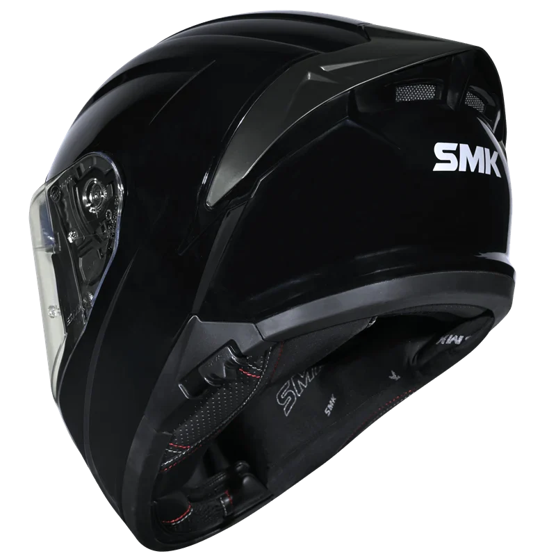 SMK Typhoon 06 Solid (GL200) Full Face Helmet - Black