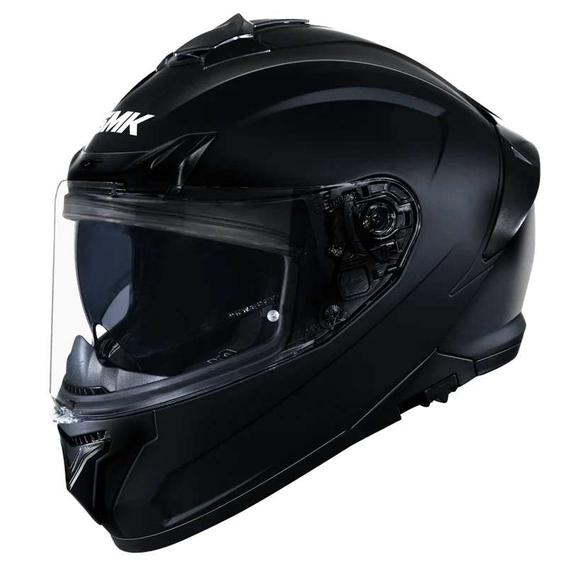 SMK Typhoon 06 Solid (GL200) Full Face Helmet - Black