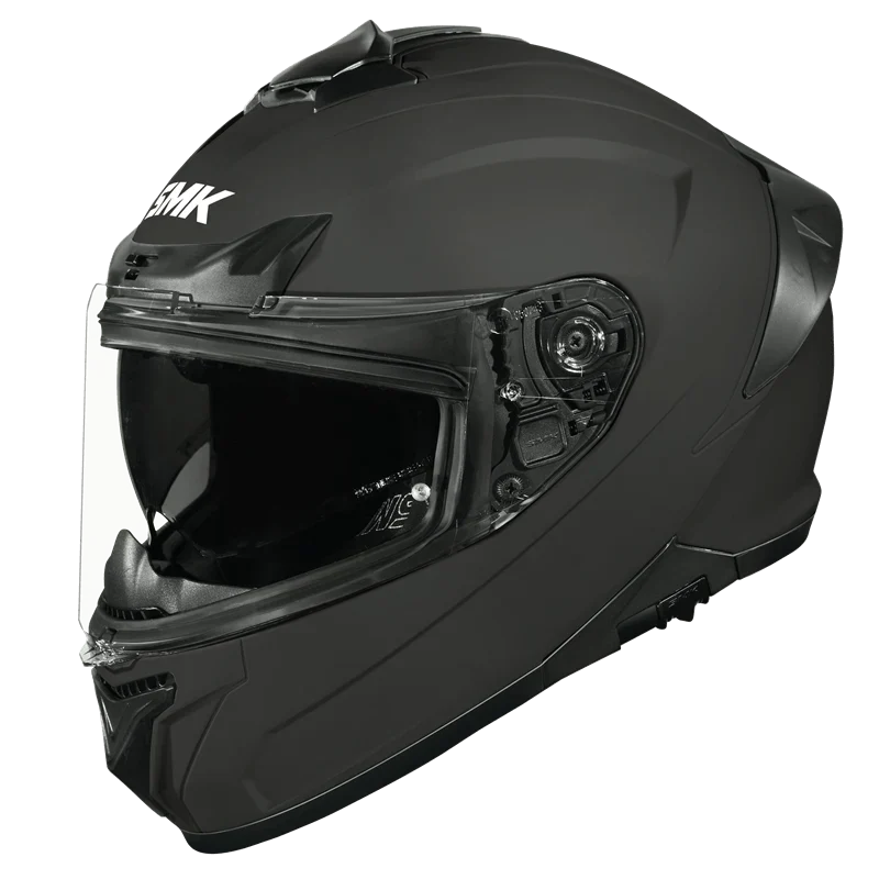 SMK Typhoon 06 Solid (MA200) Full Face Helmet - Matt Black